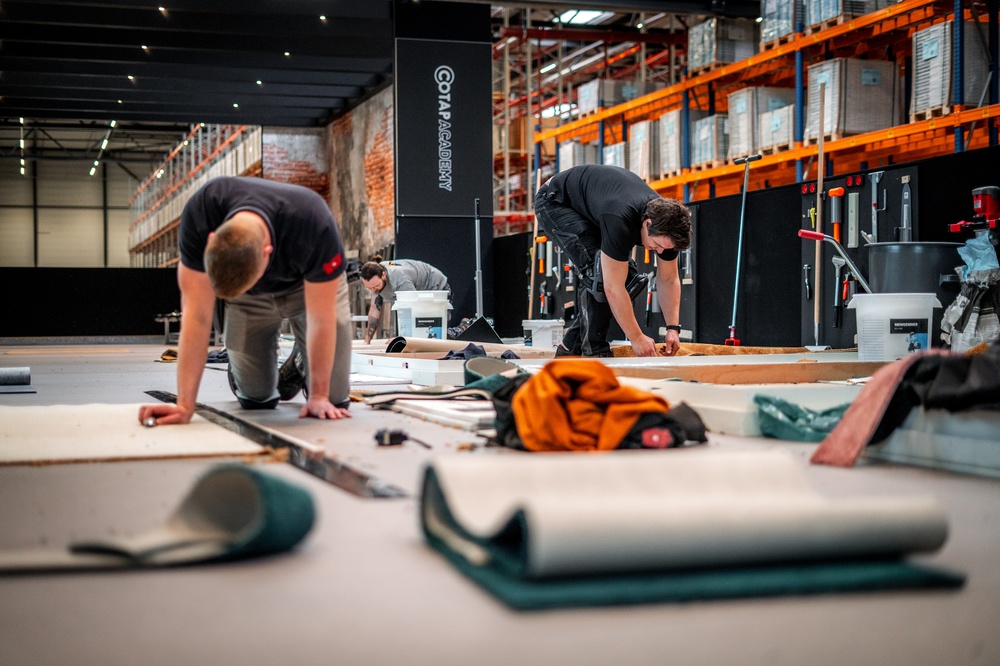 Installeren pvc dryback