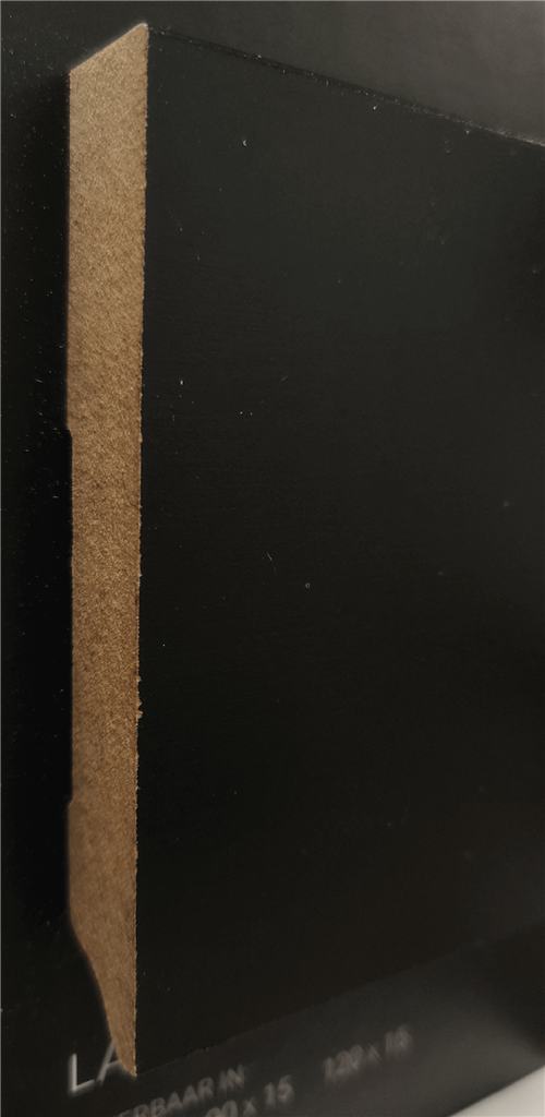 Co-pro gelakte plint amsterdam zwart 120x12